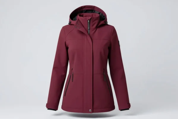 Roadster Women Beautiful Burgundy Solid Parka Jacket