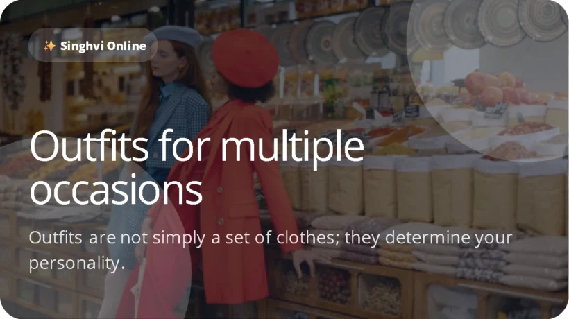 Outfits for multiple occasions