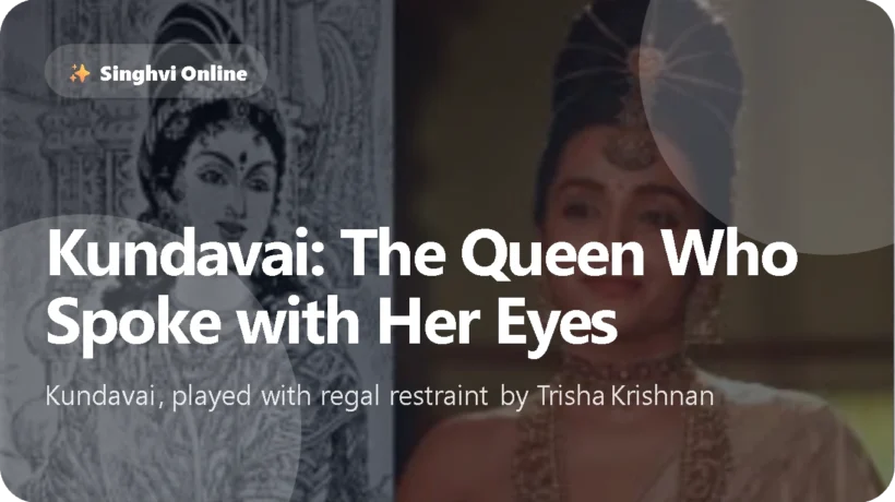 Kundavai The Queen Who Spoke with Her Eyes