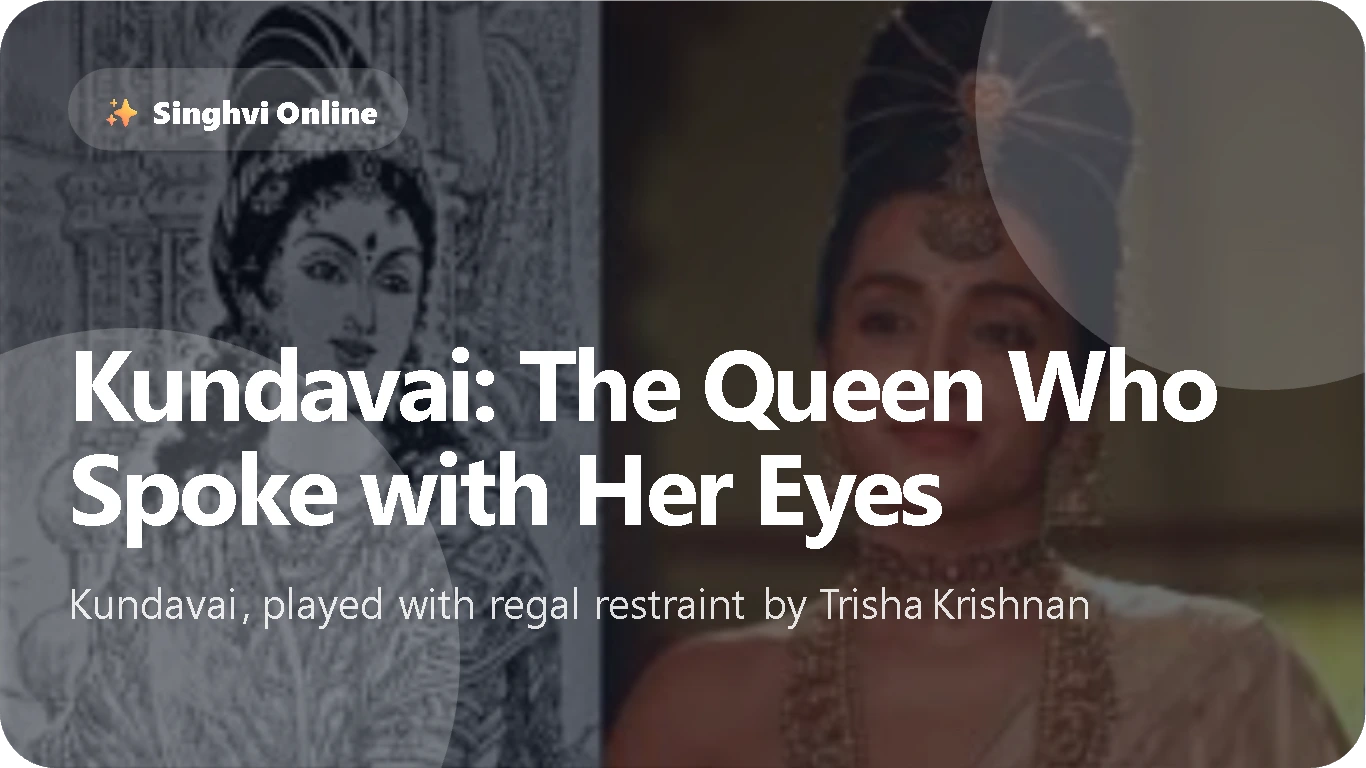 Kundavai: The Queen Who Spoke with Her Eyes